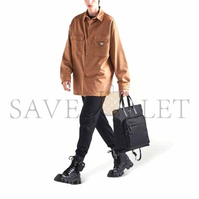 PRADA SAFFIANO ECO-FRIENDLY RECYCLED LEATHER HANDBAG 2VG098 (42*38*10cm) 